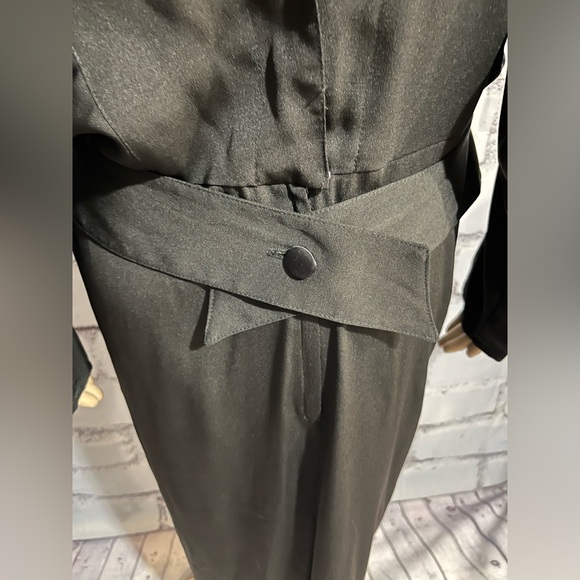 Vintage 1980’s b.b. Collections by barbarabarbara Black Dress Size 14 - Picture 3 of 8